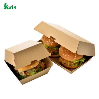 Wholesale Factory Price Custom Printed Food Grade Burger Packaging Box